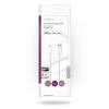 CAVO CELLULARE APPLE LIGHTNING NEDIS CCGP39300WT10 1.0M BIANCO